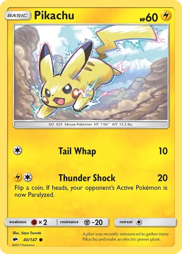 40/147 from Burning Shadows Common Pokemon Card