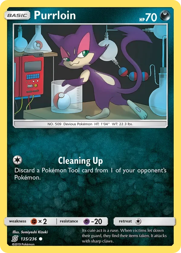 135/236 from Unified Minds Common Pokemon Card