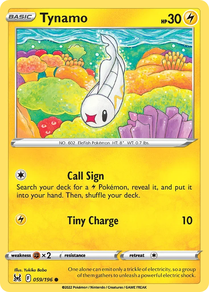 059/196 from Lost Origin Common Pokemon Card
