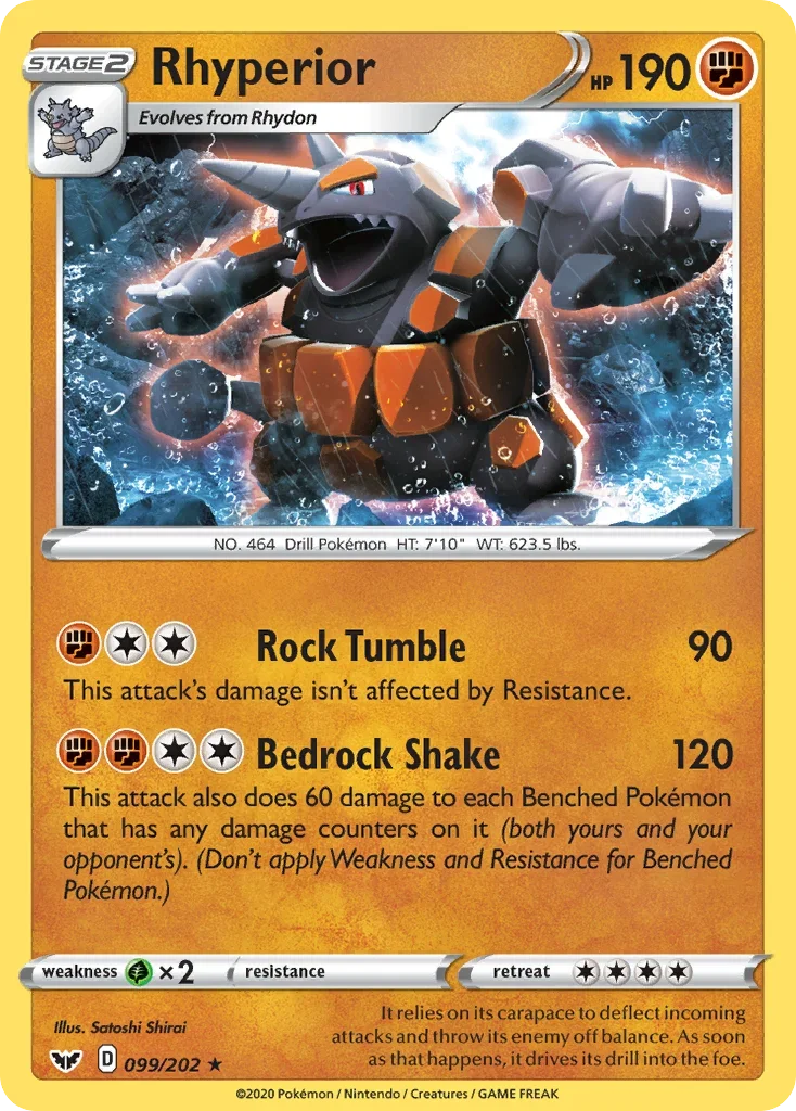 099/202 from Sword & Shield Holo Rare Pokemon Card