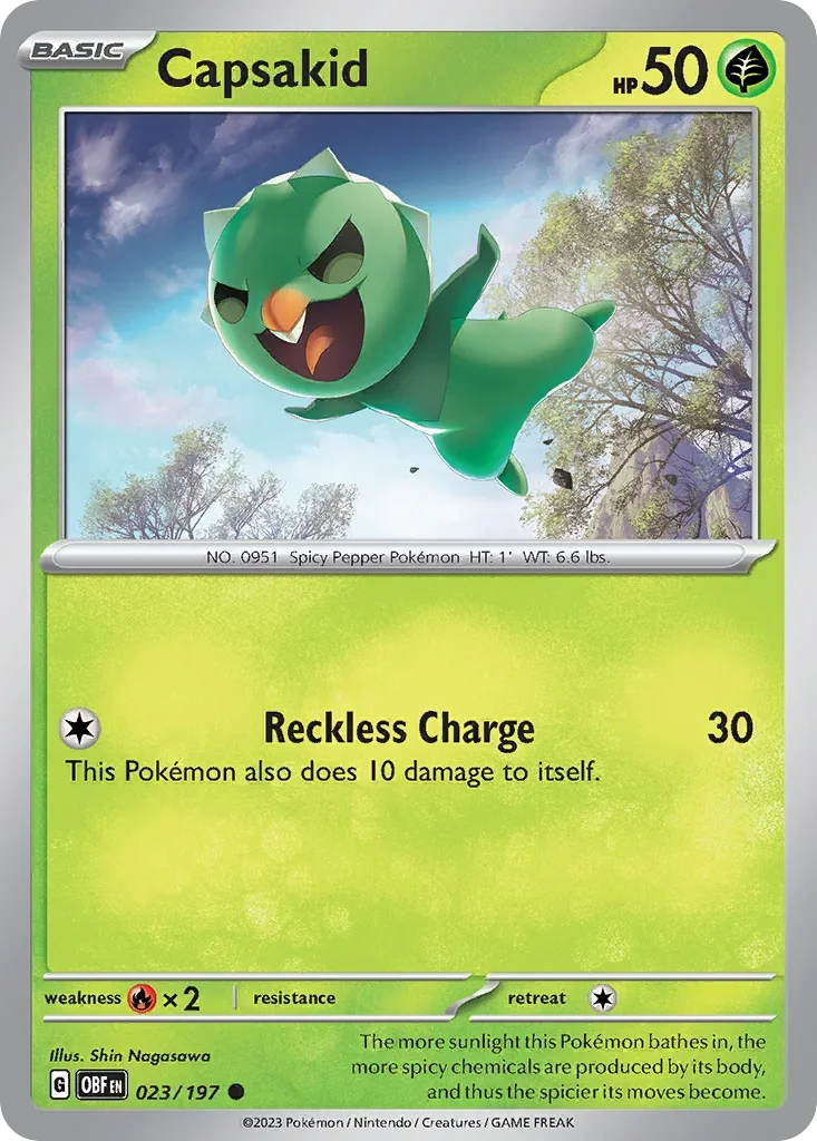 023/197 from Obsidian Flames Common Pokemon Card