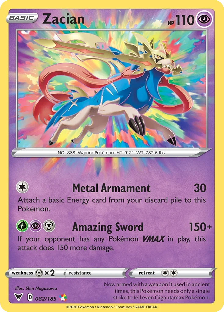 082/185 from Vivid Voltage Amazing Rare Pokemon Card
