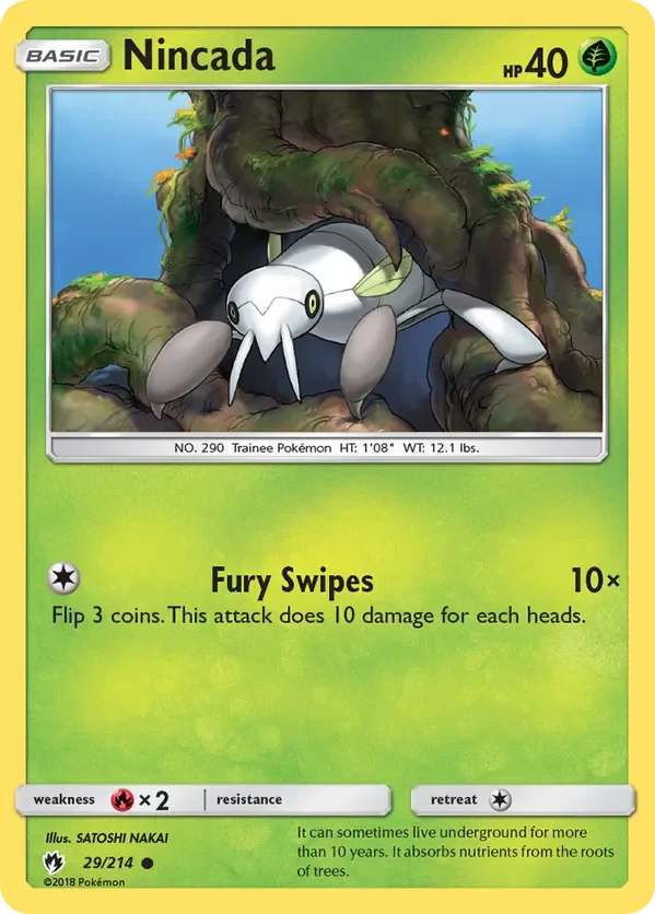 29/214 from Lost Thunder Common Pokemon Card