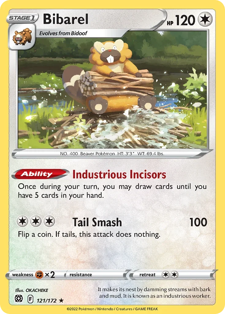 121/172 from Brilliant Stars Holo Rare Pokemon Card