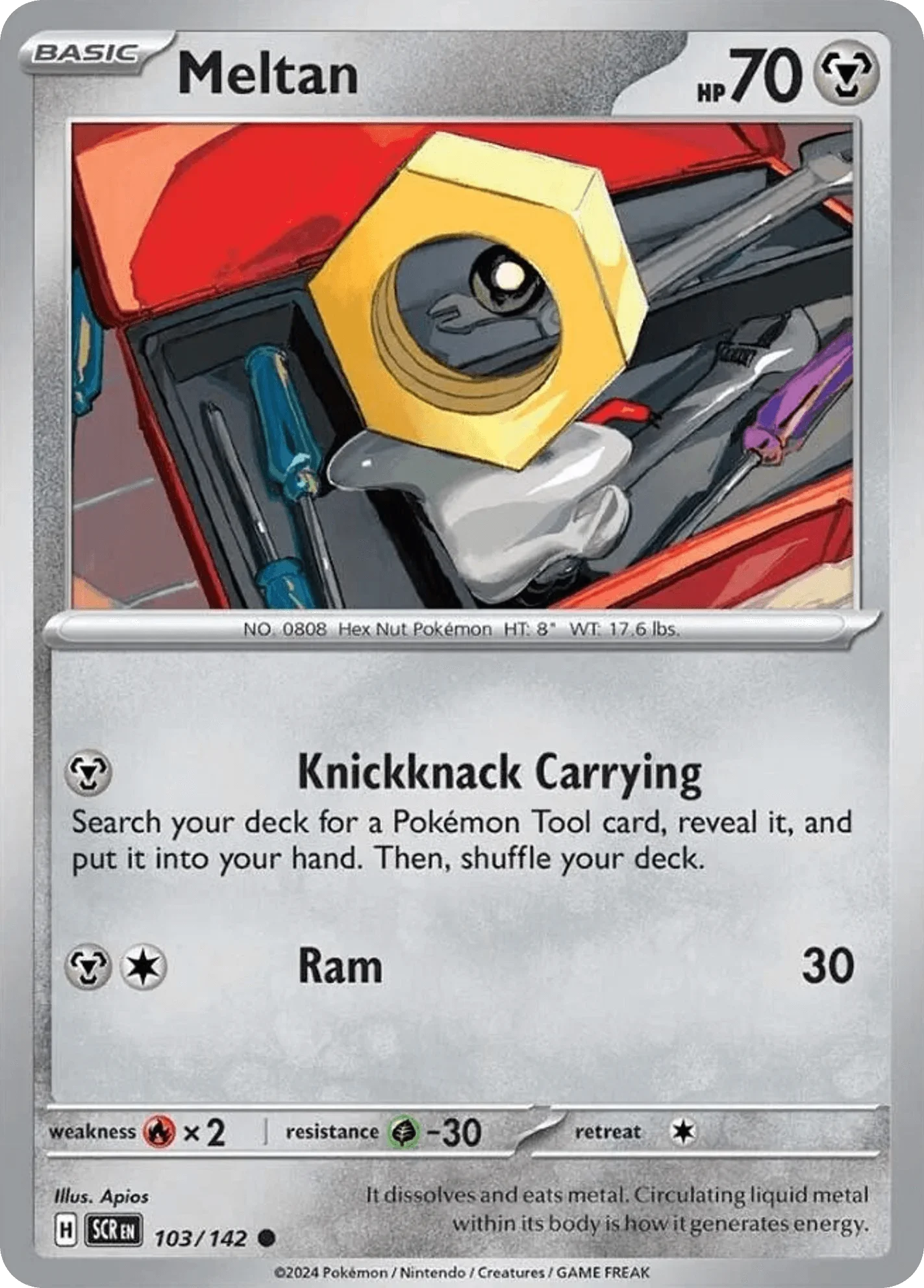 103/142 from Stellar Crown Card List Common Pokemon Card