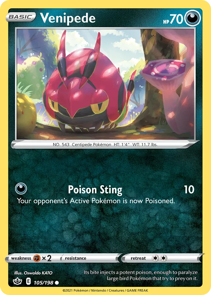 105/198 from Chilling Reign Common Pokemon Card