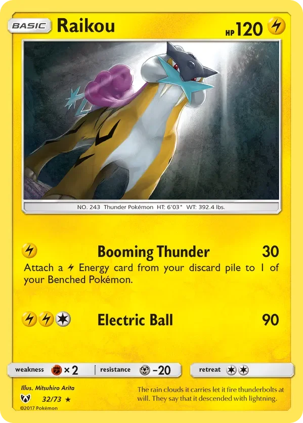 32/73 from Shining Legends Holo Rare Pokemon Card