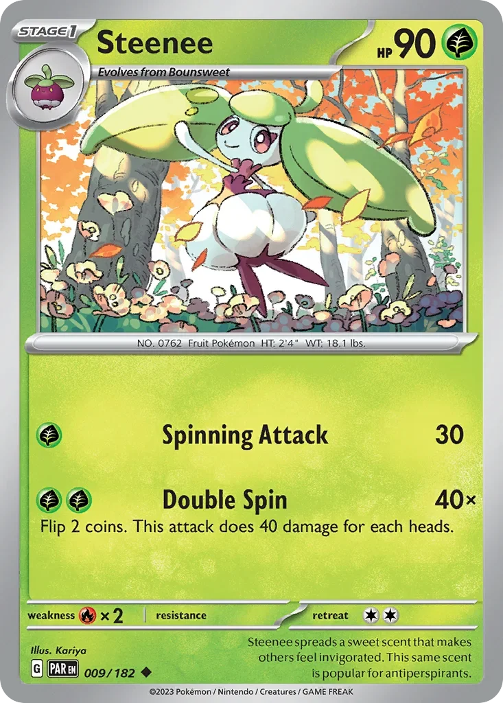 009/182 from Paradox Rift Uncommon Pokemon Card