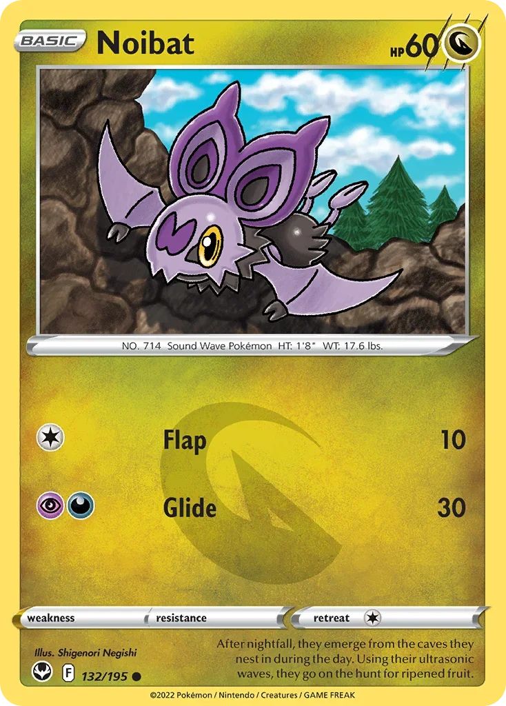 132/195 from Silver Tempest Common Pokemon Card