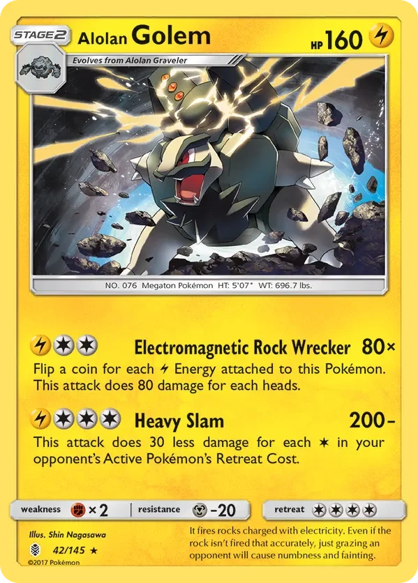 42/145 from Guardians Rising Holo Rare Pokemon Card