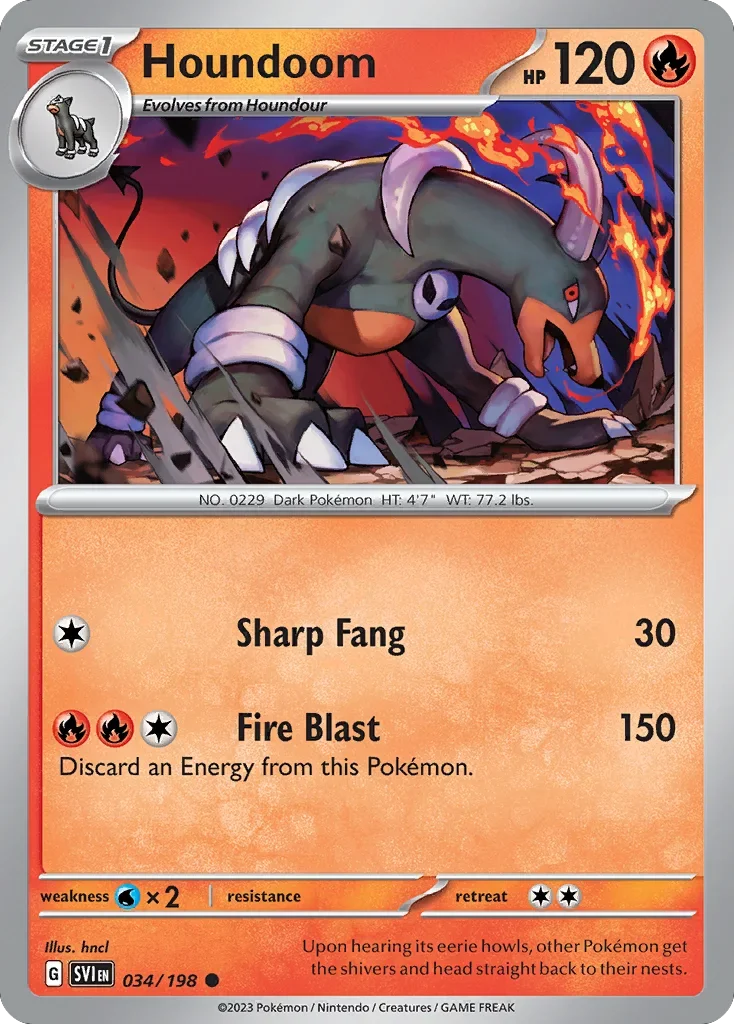 034/198 from Scarlet & Violet Common Pokemon Card