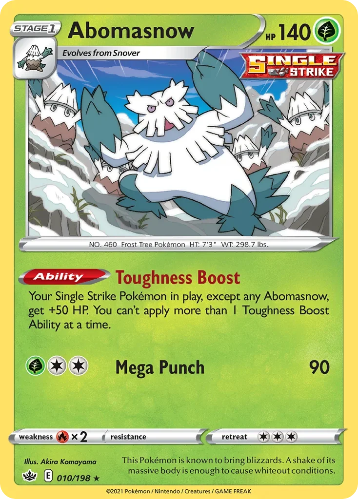 010/198 from Chilling Reign Rare Pokemon Card