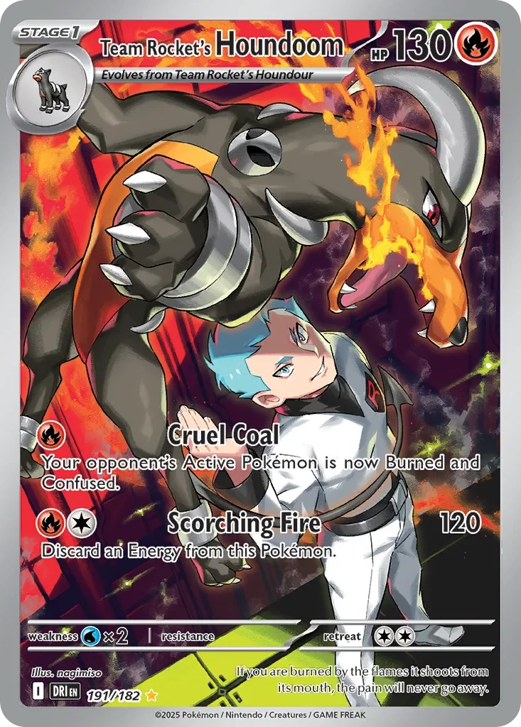191/182 from Destined Rivals Illustration Rare Pokemon Card
