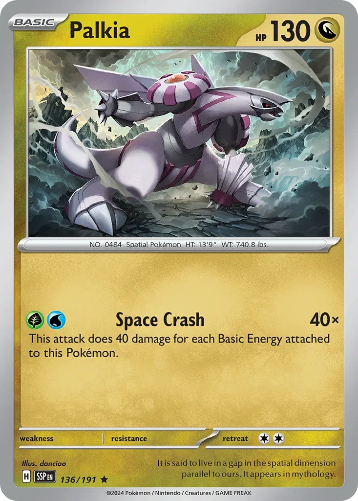 136/191 from Surging Sparks Card List Rare Pokemon Card