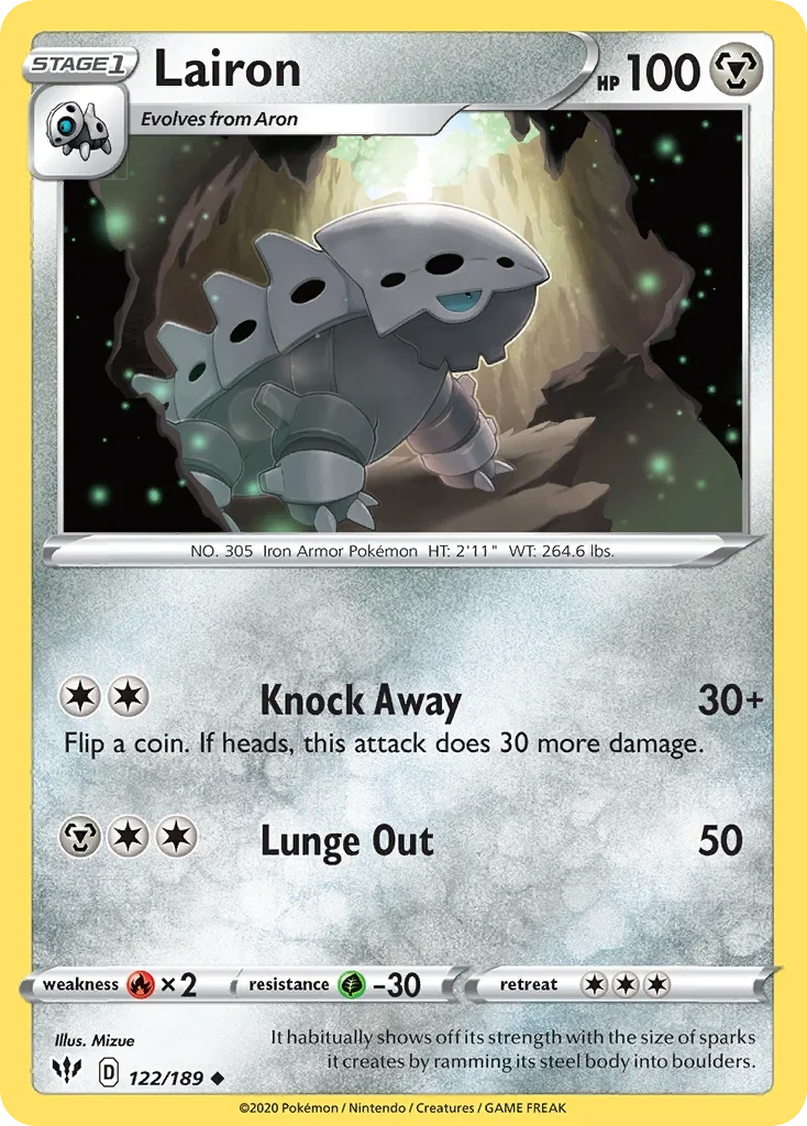 122/189 from Darkness Ablaze Uncommon Pokemon Card