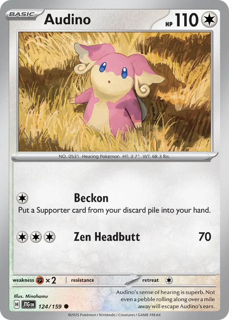 124/159 from Journey Together Common Pokemon Card