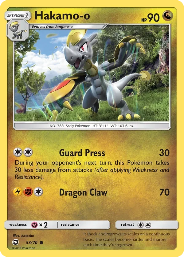 53/70 from Dragon Majesty Common Pokemon Card