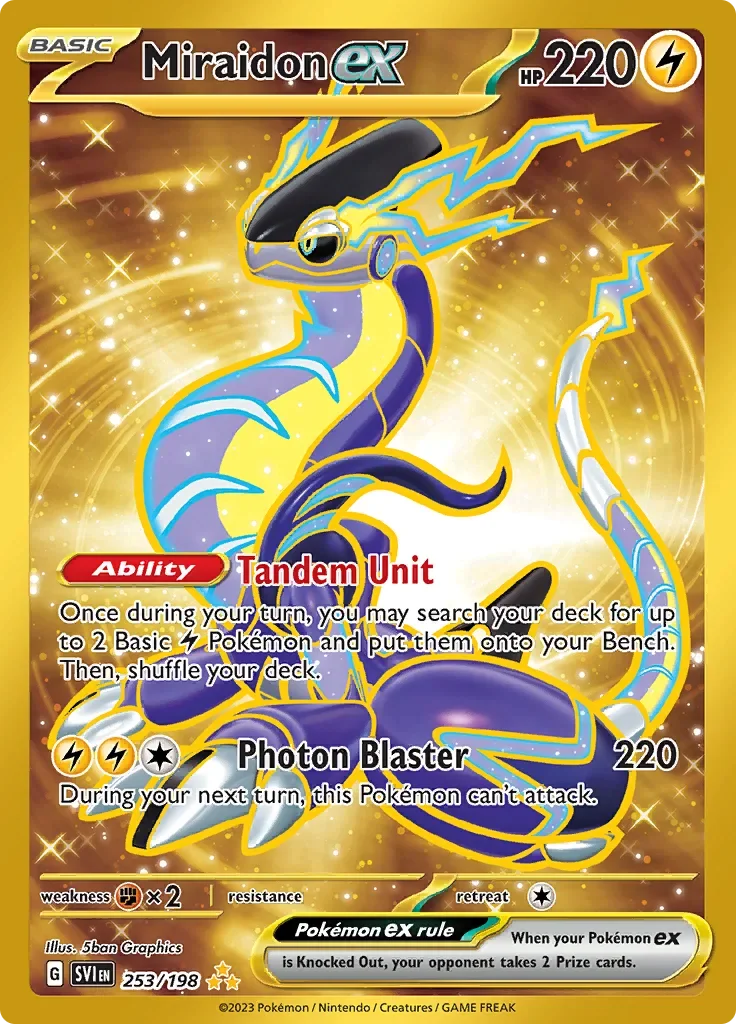 253/198 from Scarlet & Violet Hyper Rare Pokemon Card
