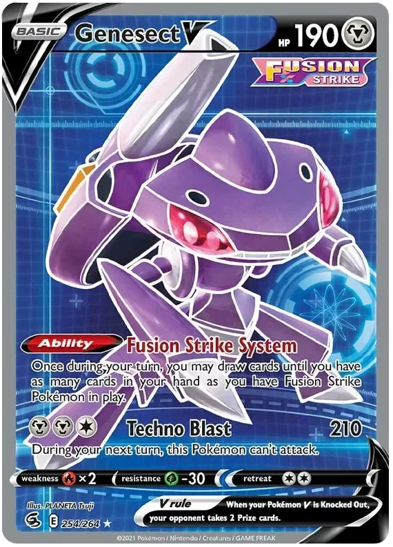 254/264 from Fusion Strike Full Art Pokemon Card