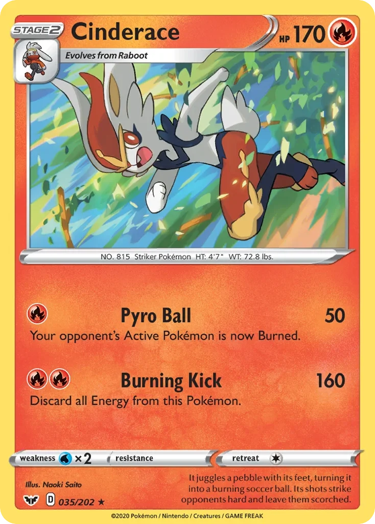 035/202 from Sword & Shield Holo Rare Pokemon Card