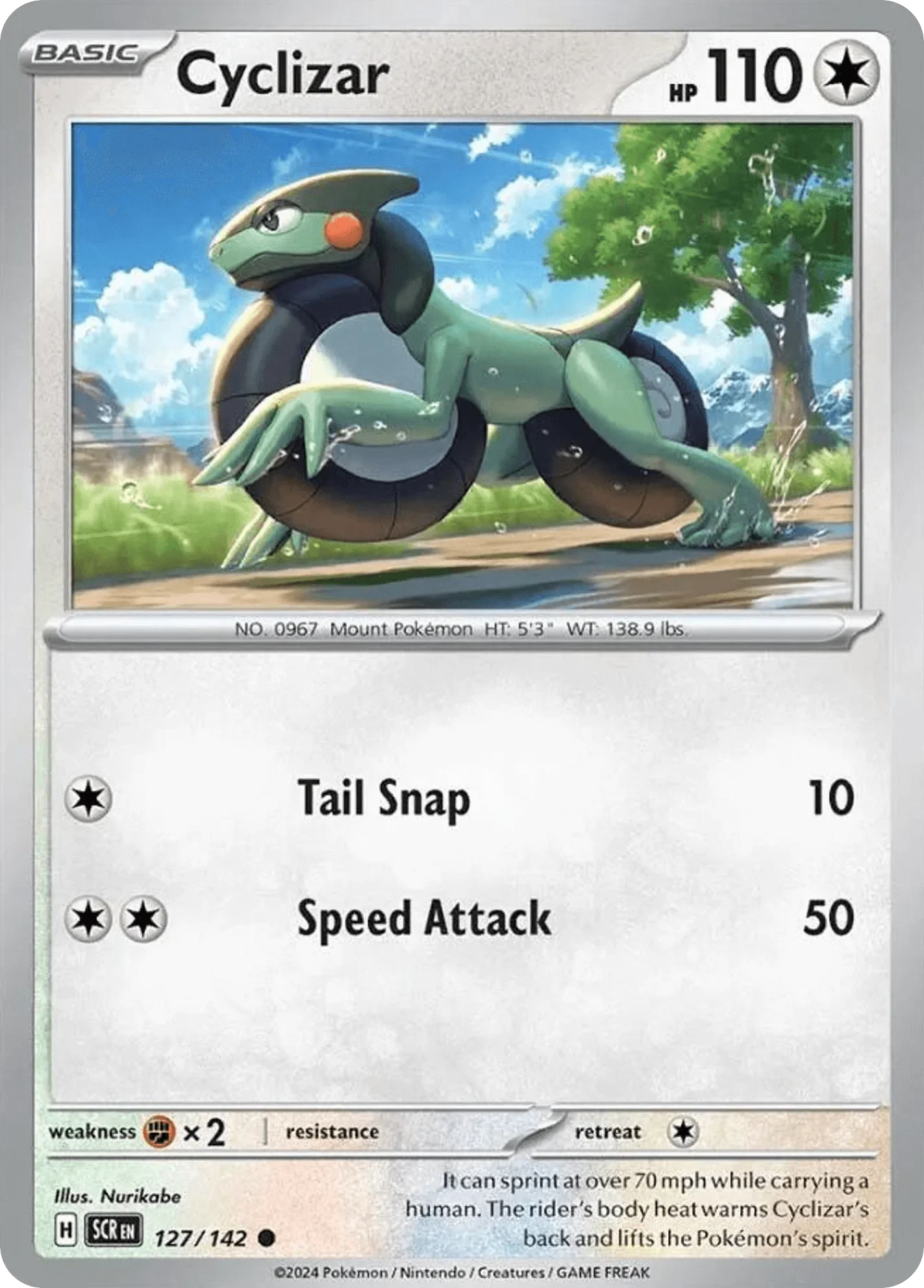 127/142 from Stellar Crown Card List Common Pokemon Card