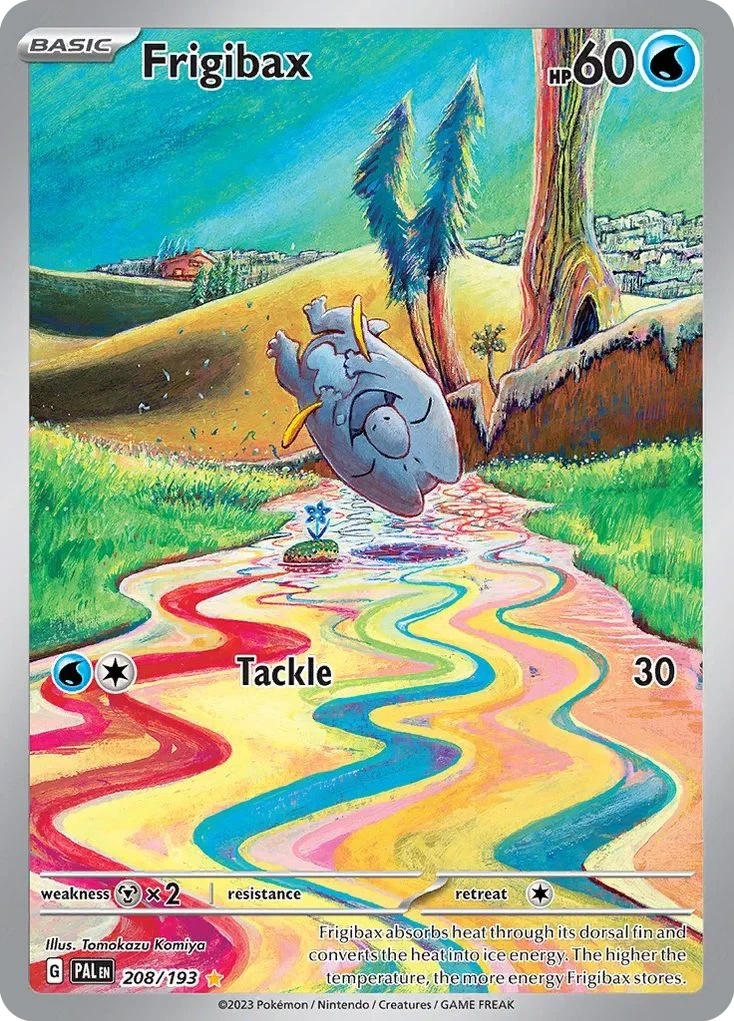 208/193 from Paldea Evolved Illustration Rare Pokemon Card