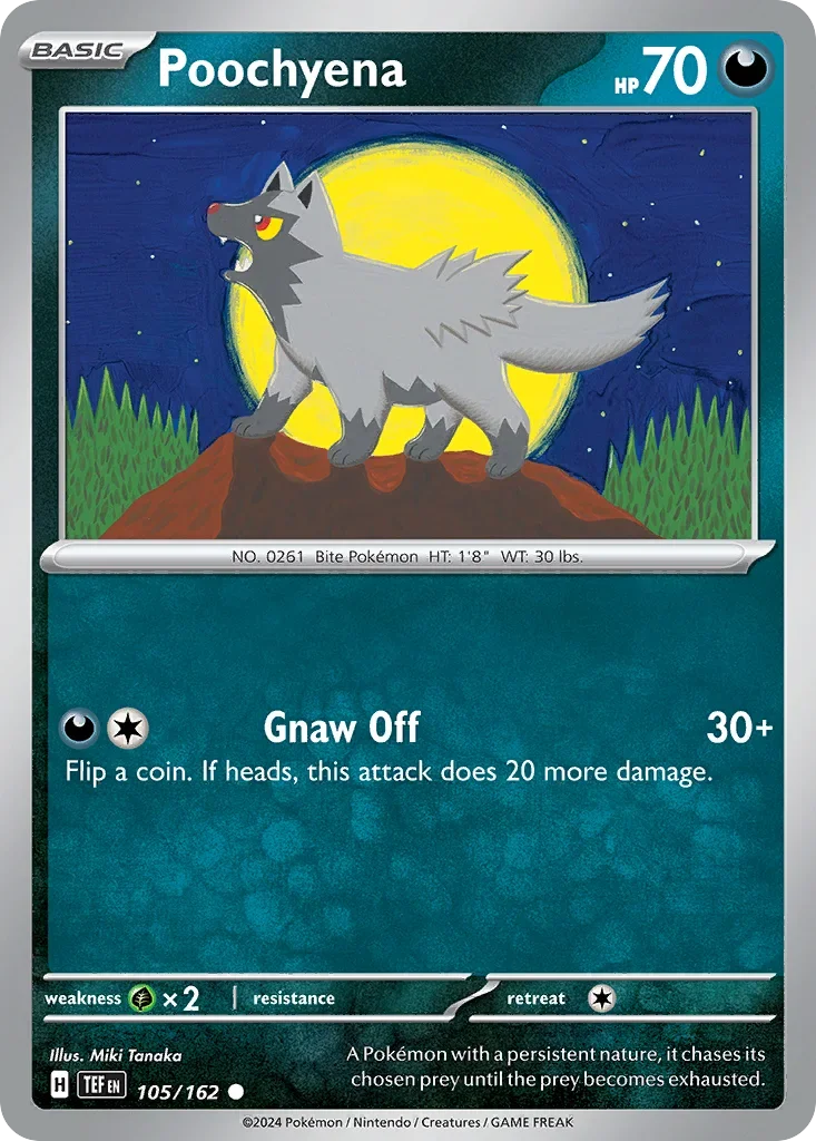 105/162 from Temporal Forces Common Pokemon Card