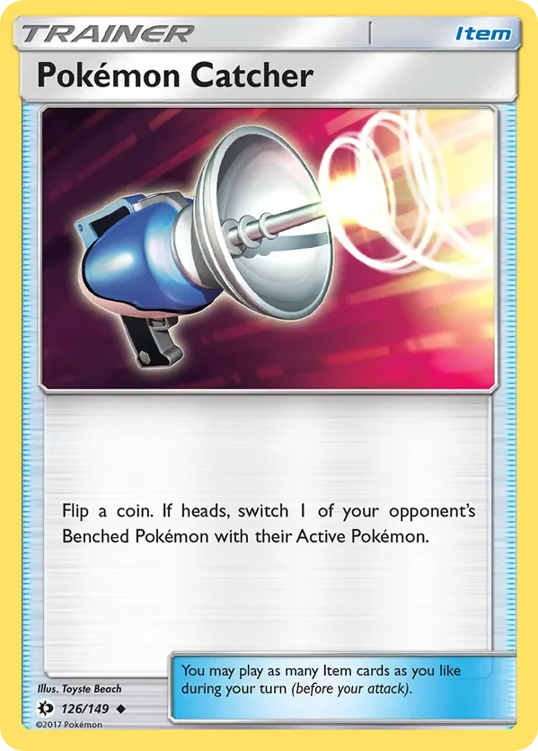 126/149 from Sun & Moon Base Uncommon Trainer Card