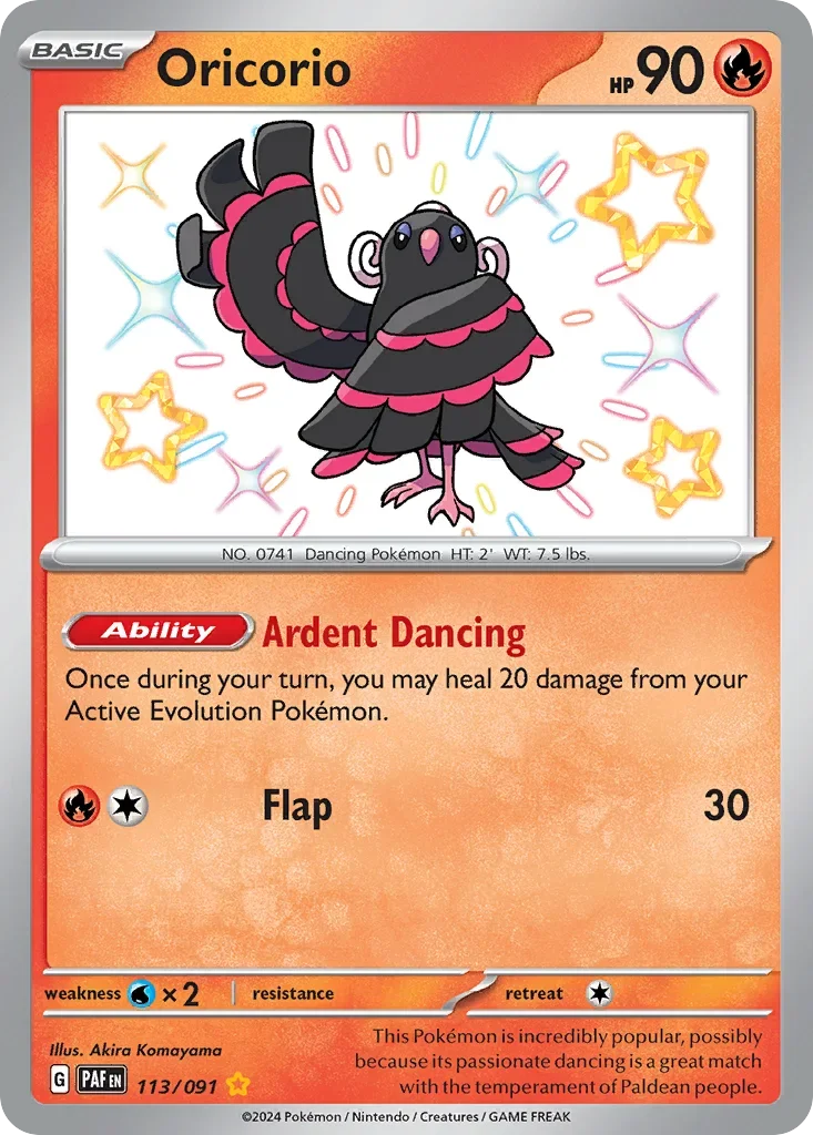 113/091 from Paldean Fates Shiny Rare Pokemon Card