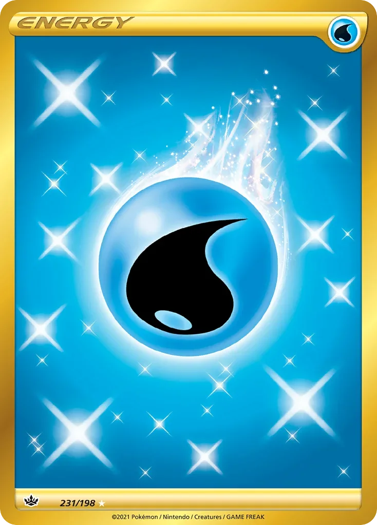 231/198 from Chilling Reign Gold Secret Rare Basic Energy Card