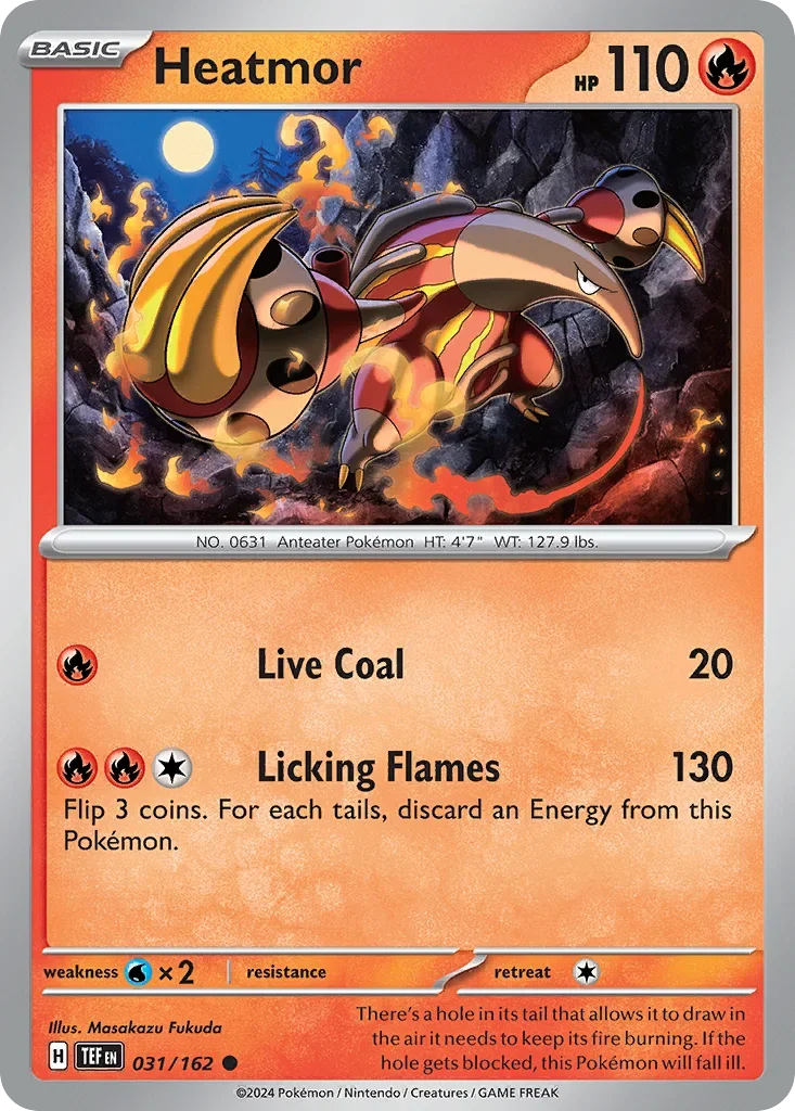 031/162 from Temporal Forces Card List Common Pokemon Card