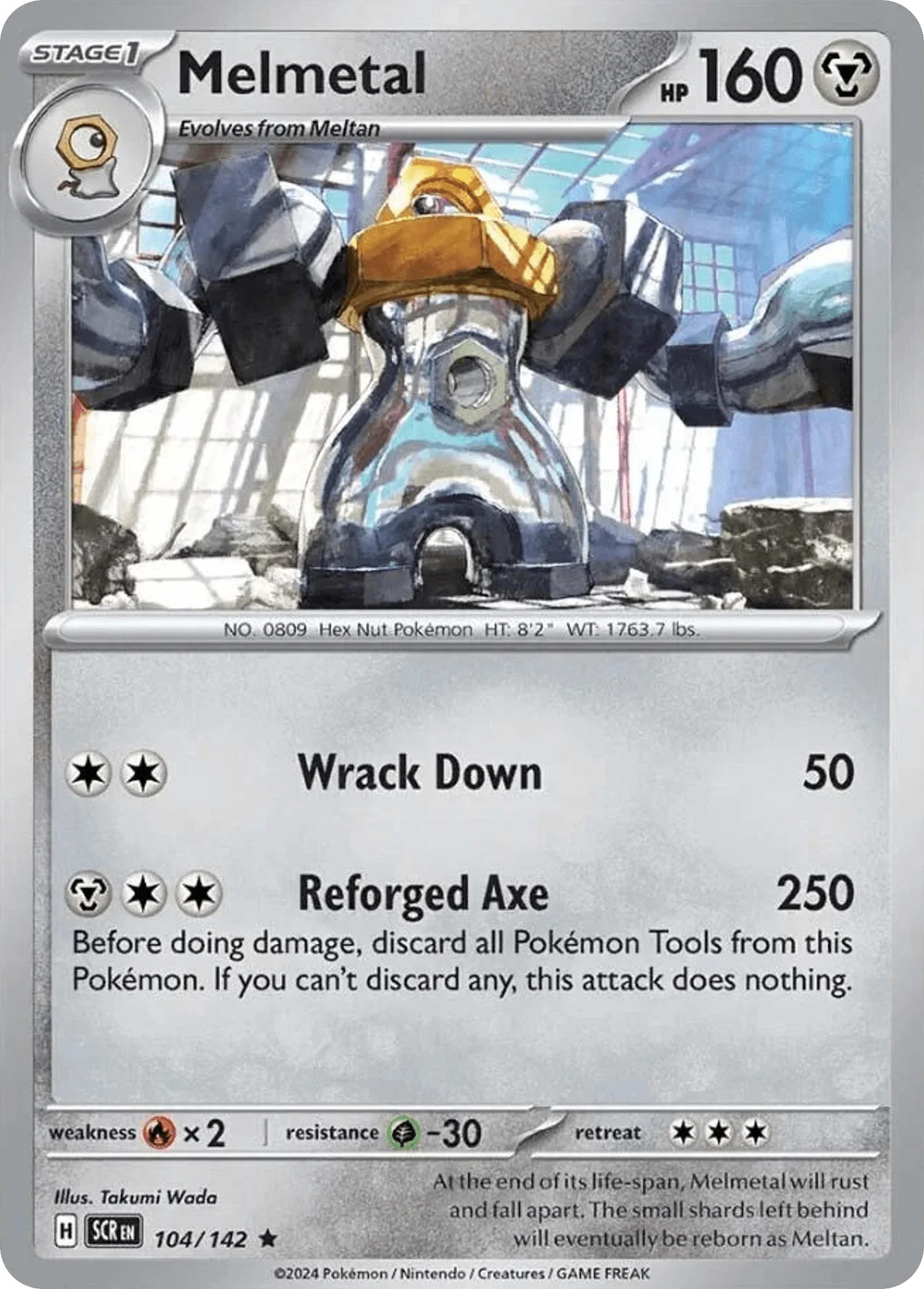 104/142 from Stellar Crown Card List Rare Pokemon Card