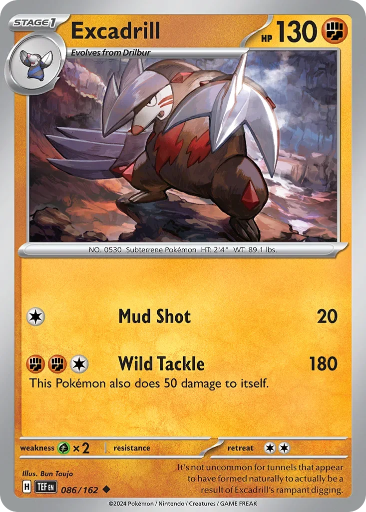086/162 from Temporal Forces Uncommon Pokemon Card