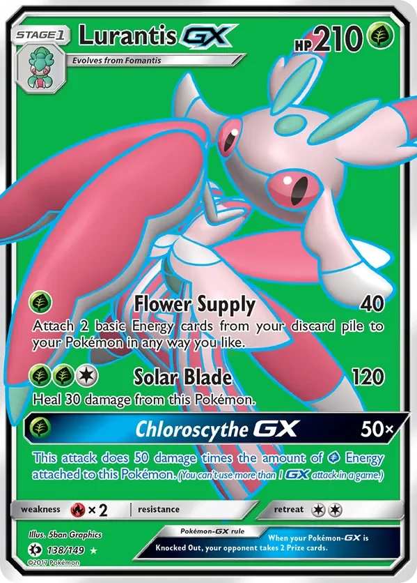 138/149 from Sun & Moon Base Full Art Pokemon Card