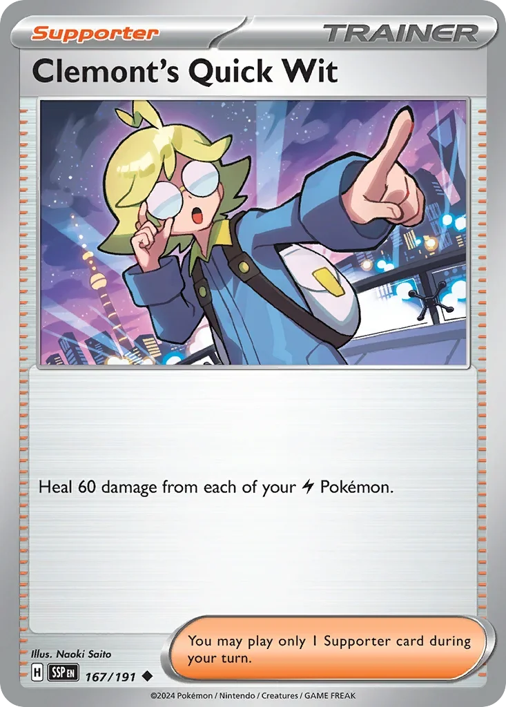 167/191 from Surging Sparks Card List Uncommon Pokemon Card