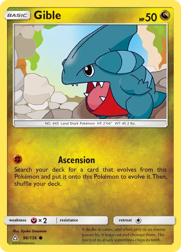 96/156 from Ultra Prism Common Pokemon Card