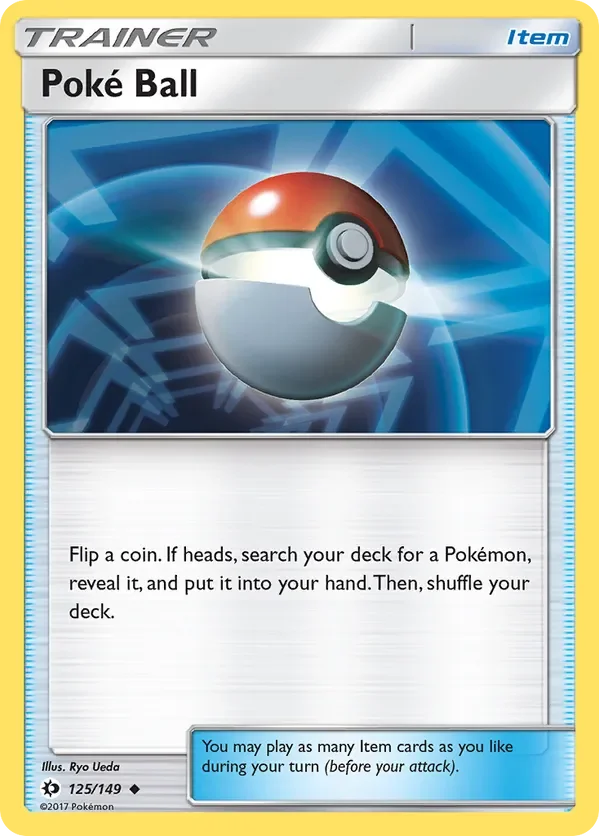 125/149 from Sun & Moon Base Uncommon Trainer Card