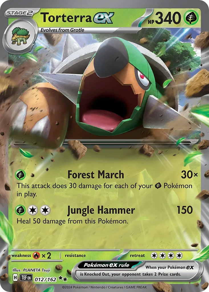 012/162 from Temporal Forces Card List Double Rare Pokemon Card