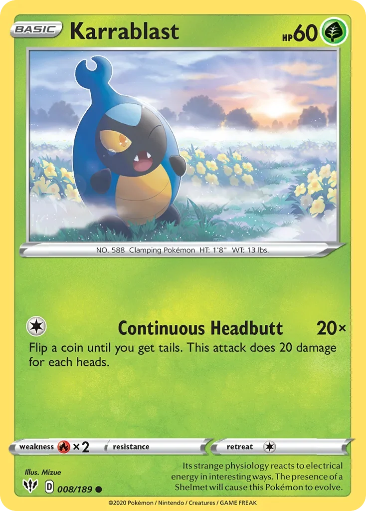 008/189 from Darkness Ablaze Common Pokemon Card