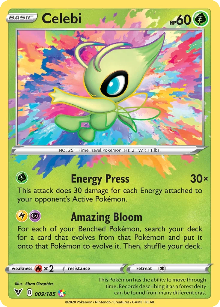 009/185 from Vivid Voltage Amazing Rare Pokemon Card
