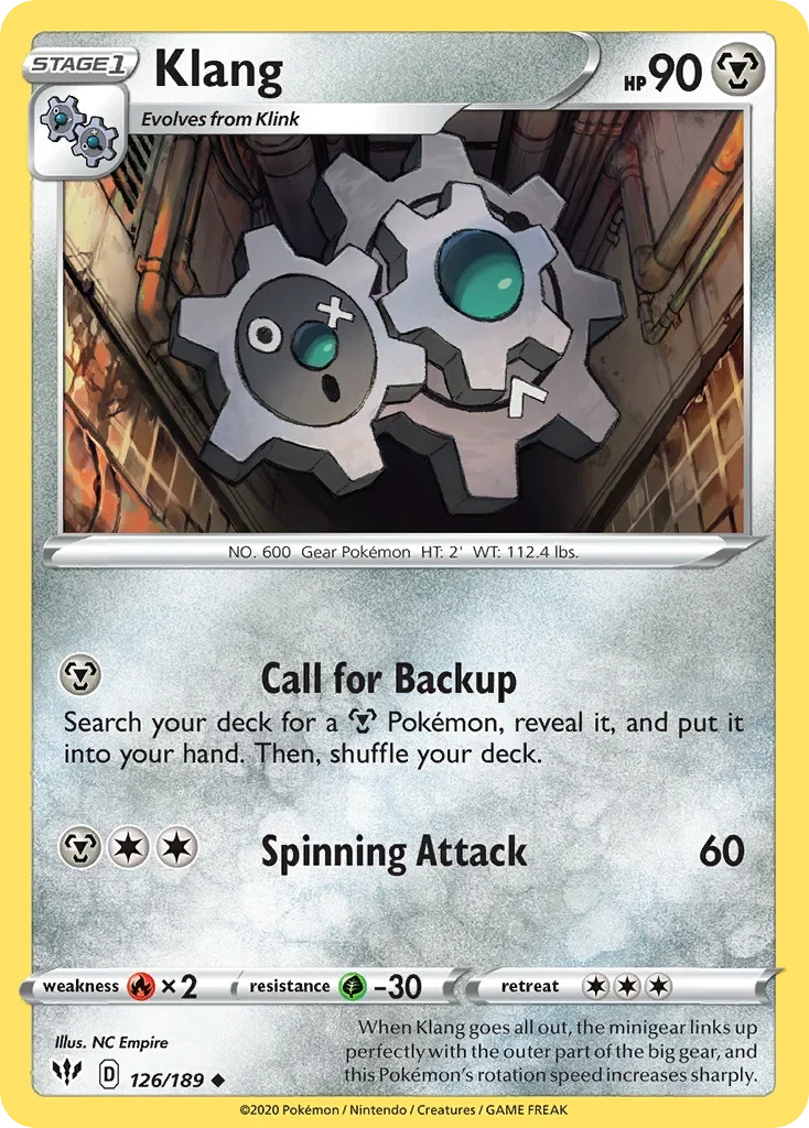 126/189 from Darkness Ablaze Uncommon Pokemon Card