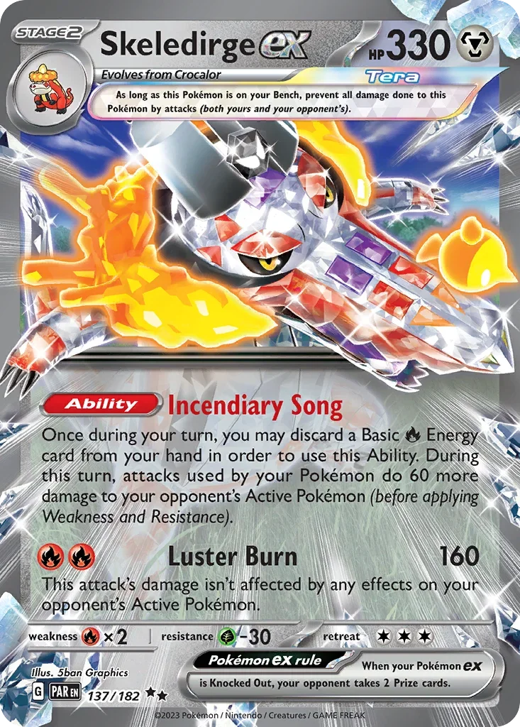 137/182 from Paradox Rift Double Rare Pokemon Card