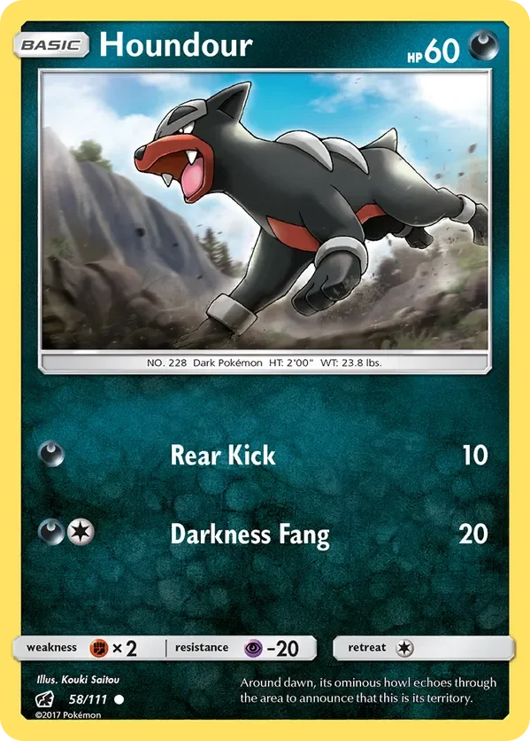 58/111 from Crimson Invasion Common Pokemon Card