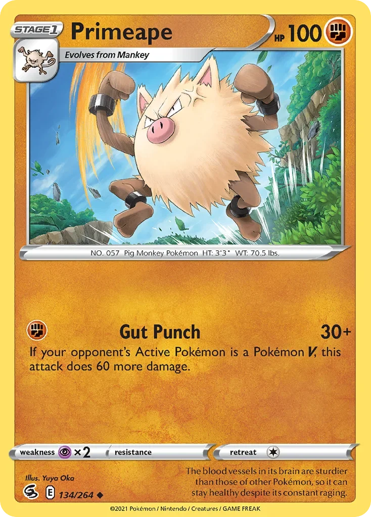 134/264 from Fusion Strike Uncommon Pokemon Card