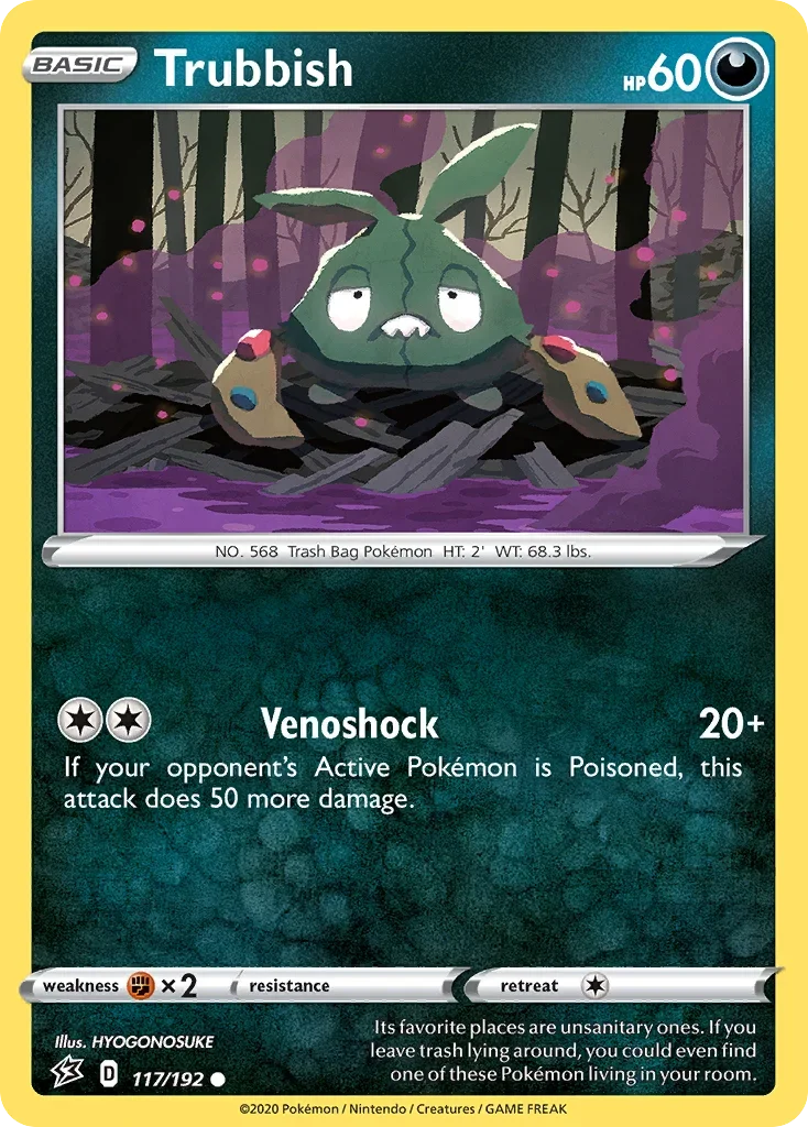 117/192 from Rebel Clash Common Pokemon Card