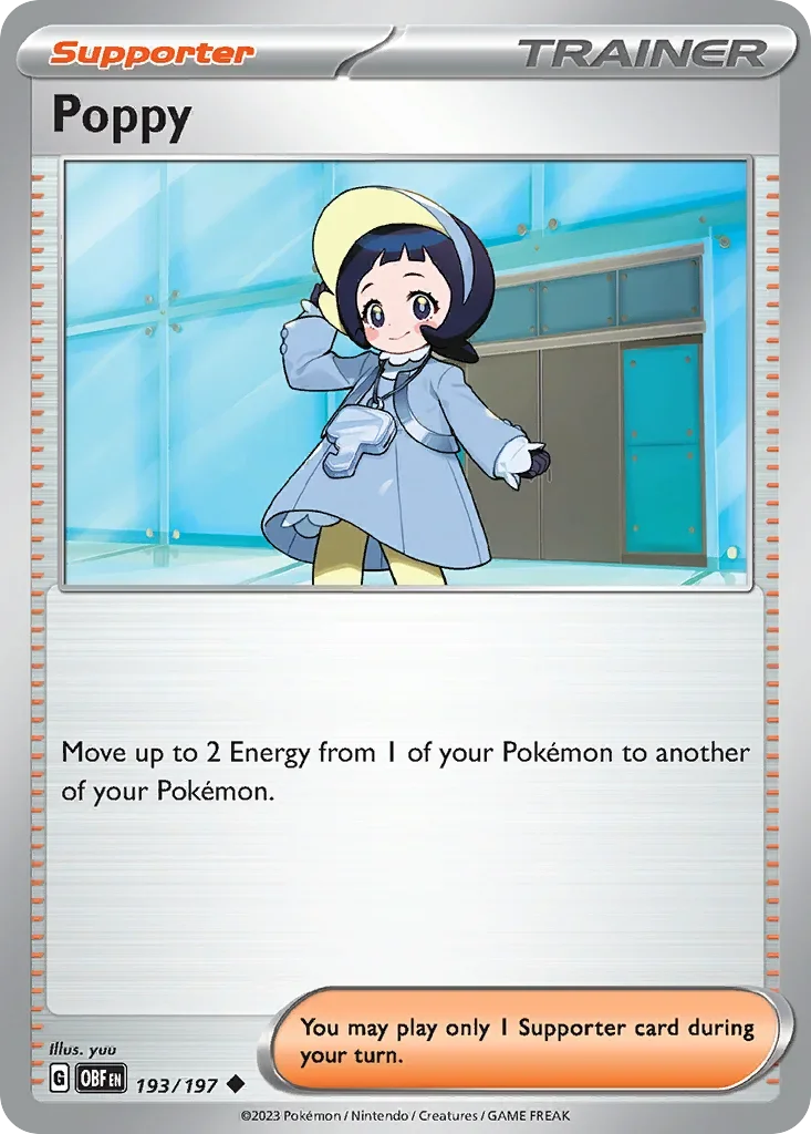 193/197 from Obsidian Flames Uncommon Pokemon Card