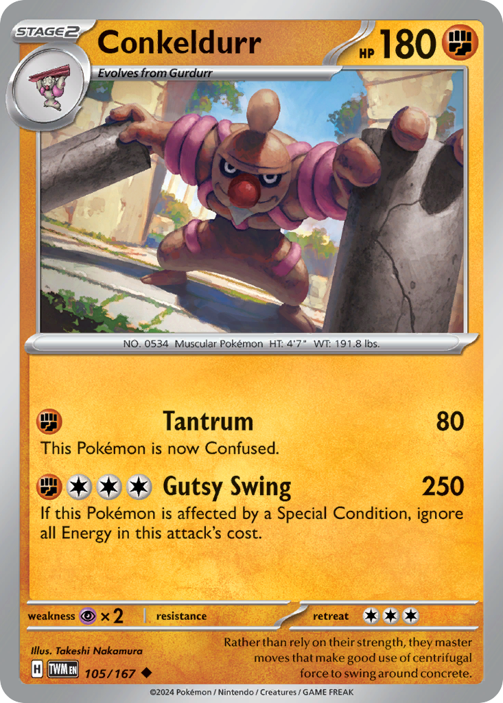 105/167 from Twilight Masquerade Uncommon Pokemon Card