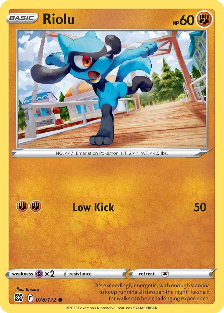 078/172 from Brilliant Stars Common Pokemon Card