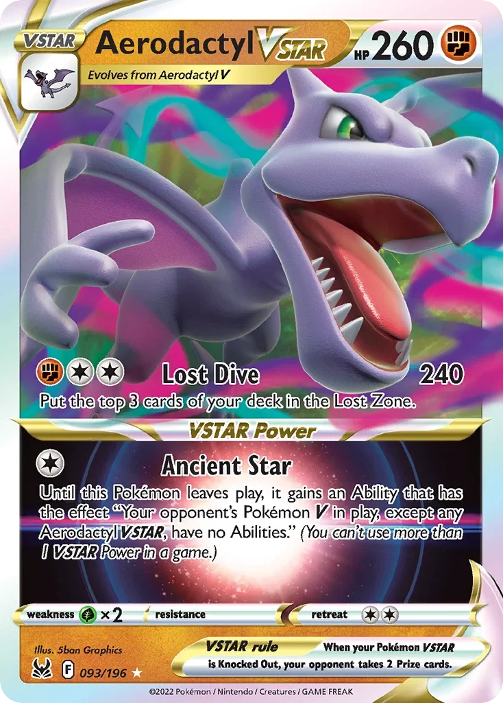 093/196 from Lost Origin Ultra Rare Pokemon Card