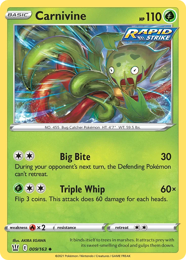 009/163 from Battle Styles Uncommon Pokemon Card